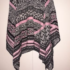 Asymmetric Hankerchief Skirt